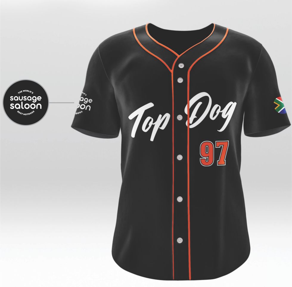 TOP DOG MANAGEMENT BASEBALL SHIRT
