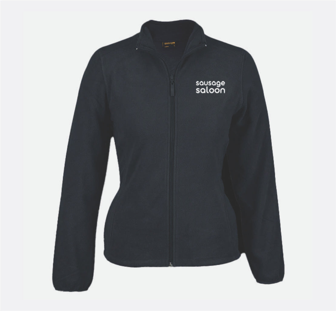 LADIES FULL ZIP HYBRID SWEATER